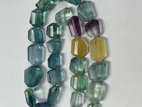 Fluorite Nugget Faceted