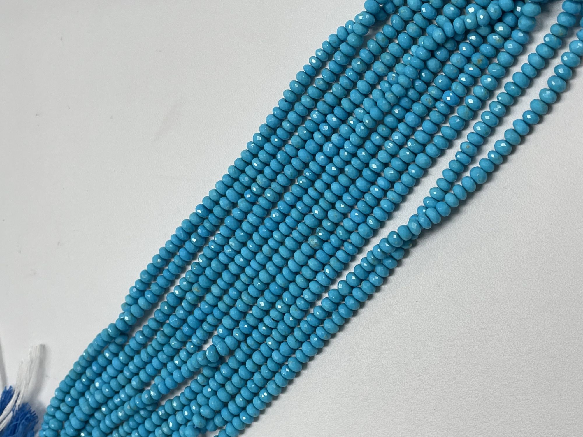 Tuquoise Rondelle Faceted