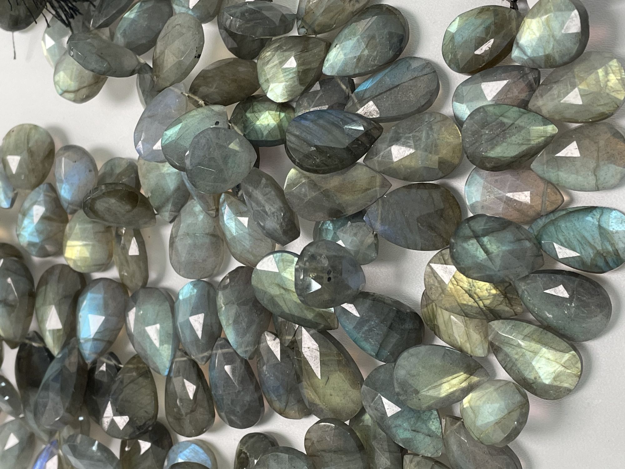 Labradorite Pear Faceted