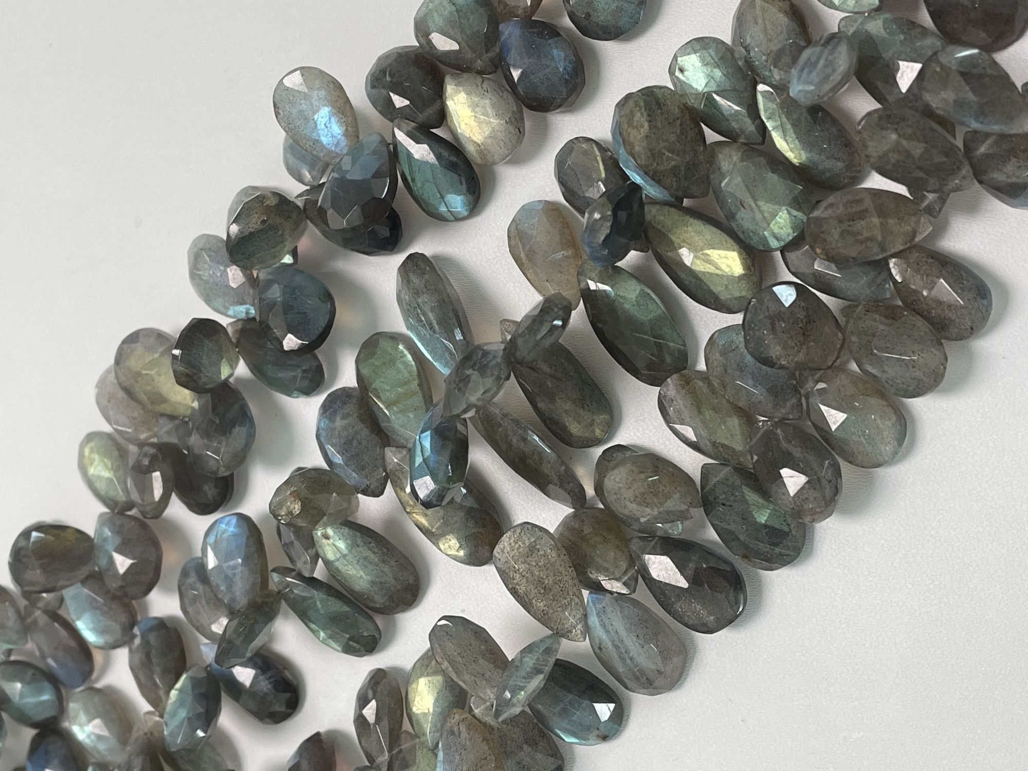 Labradorite Pear Faceted