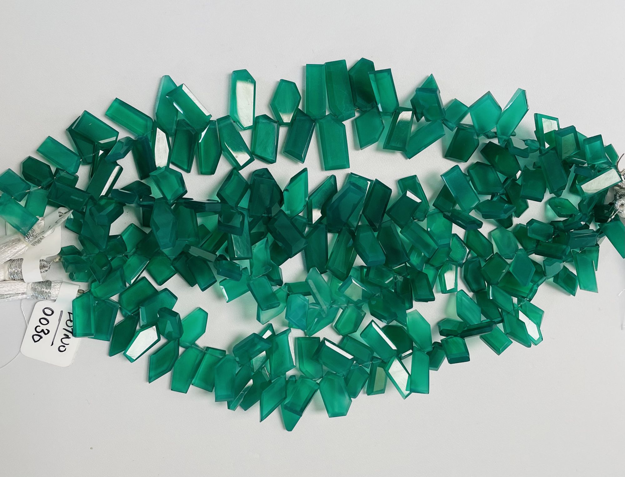 Green Onyx Funky Slices