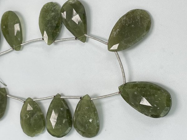 Vesuvianite Pear Faceted