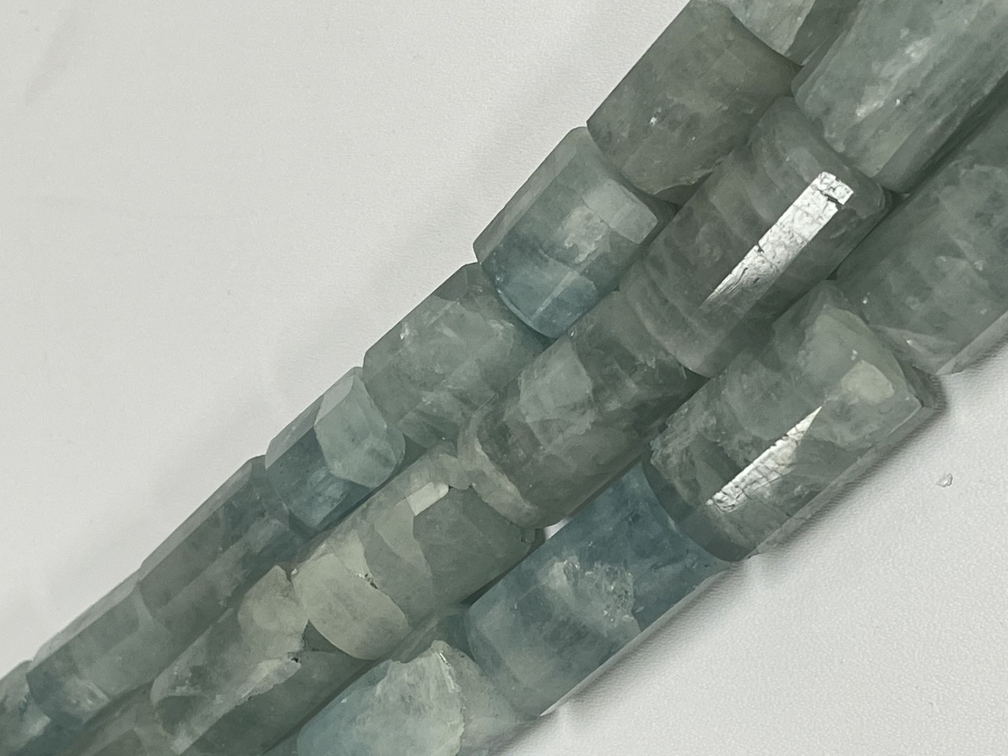 Aquamarine Tube Faceted