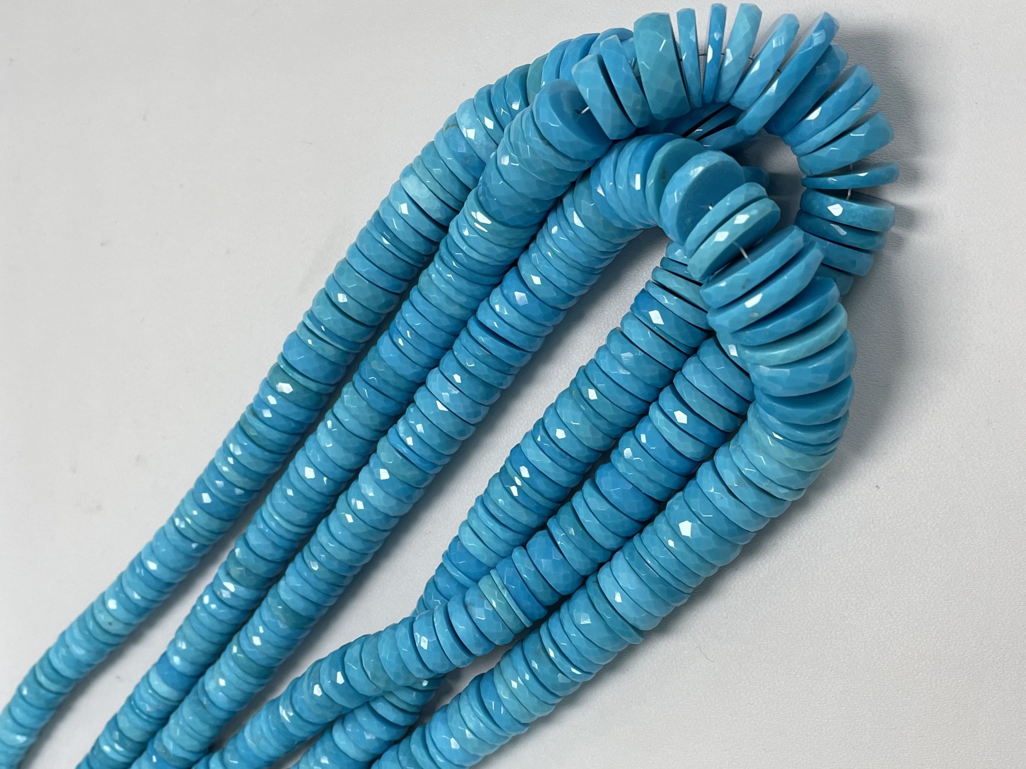 Turquoise Tire Faceted