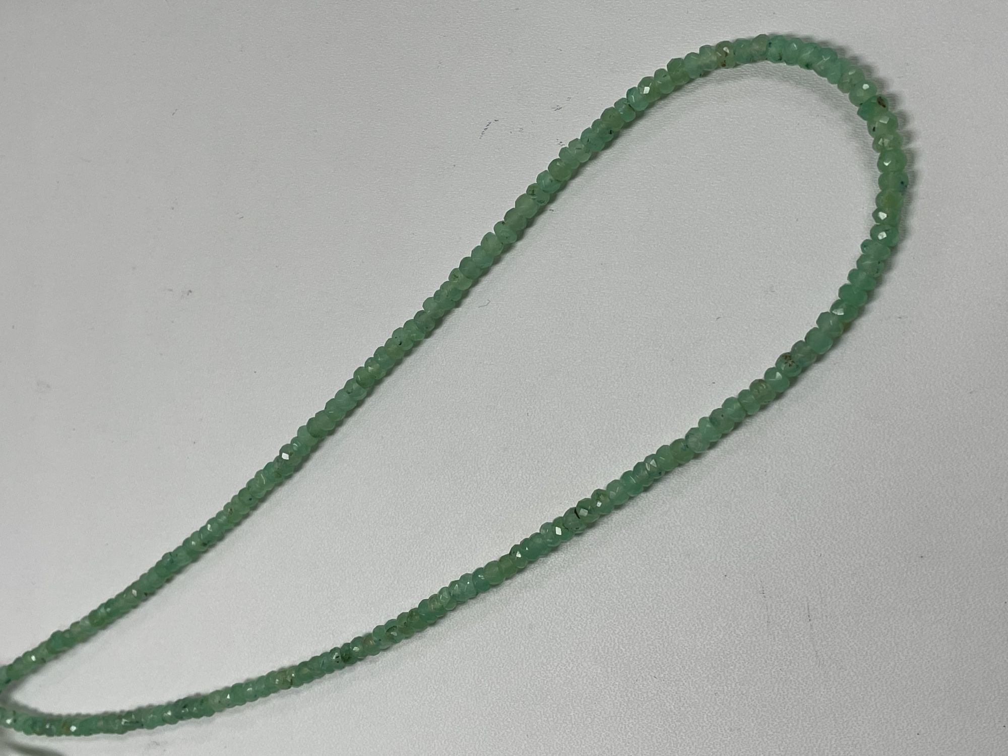 Chyrsoprase Rondelles Faceted
