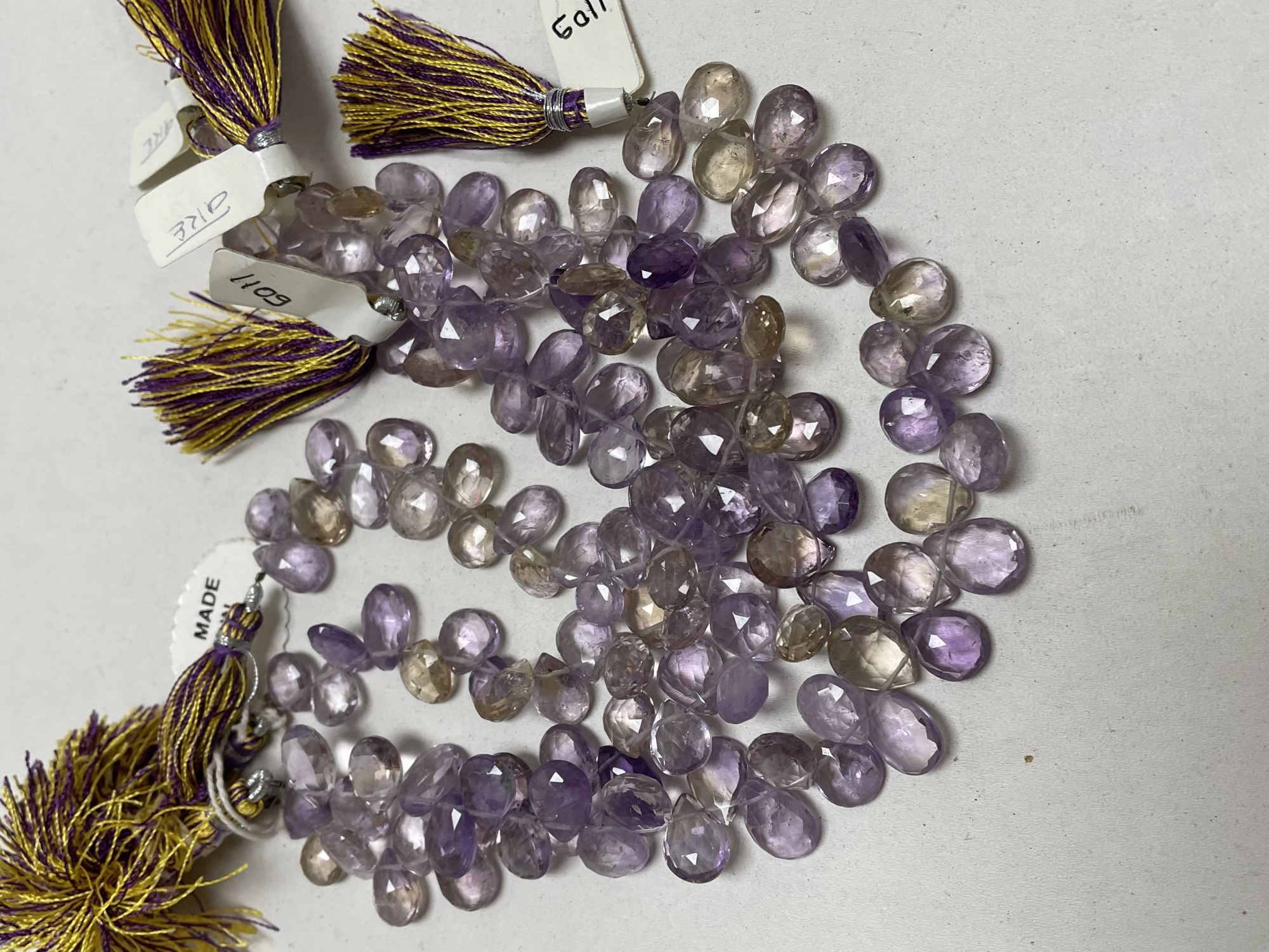 Ametrine Pear Faceted
