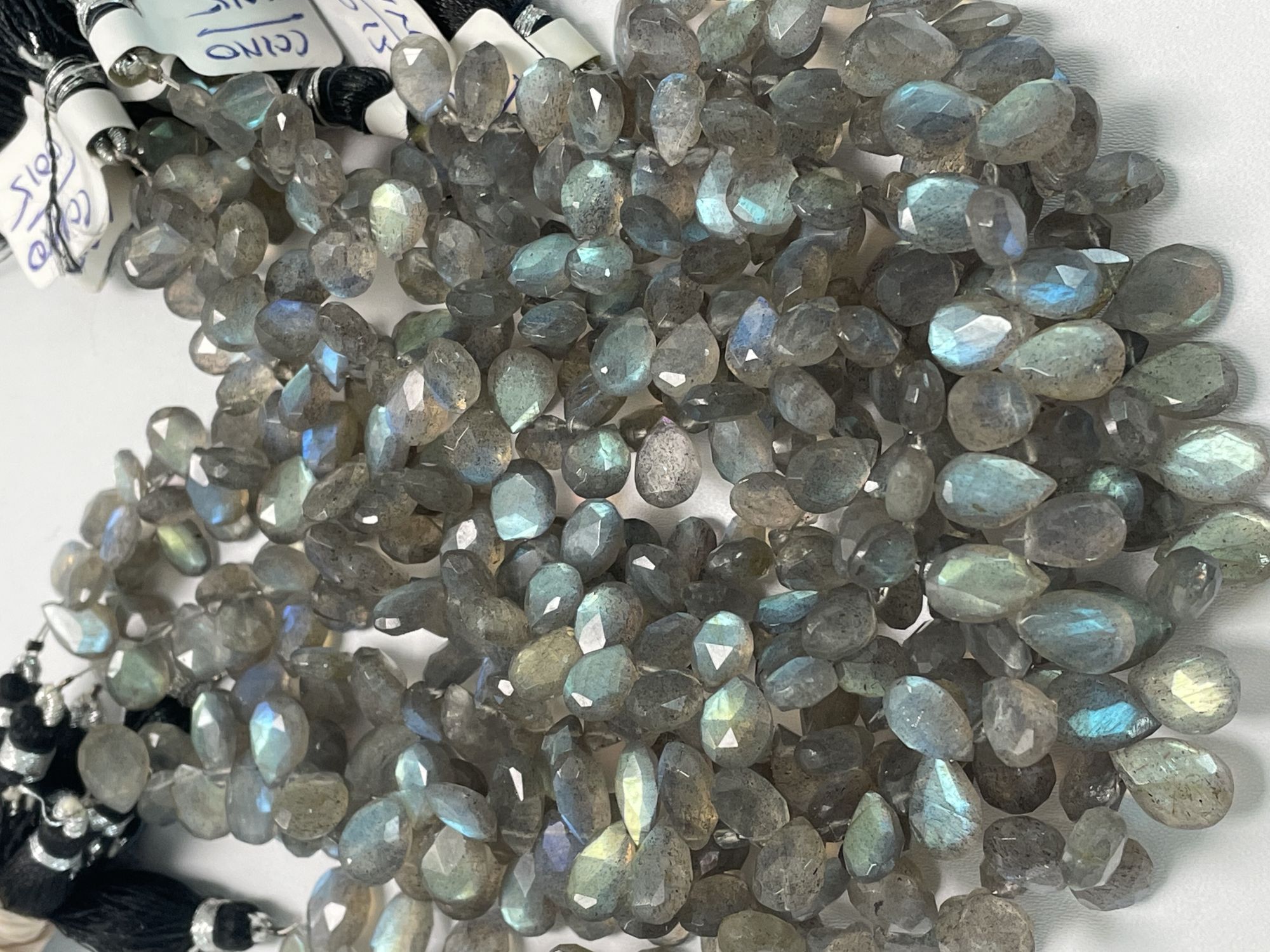 Labradorite Pear Faceted