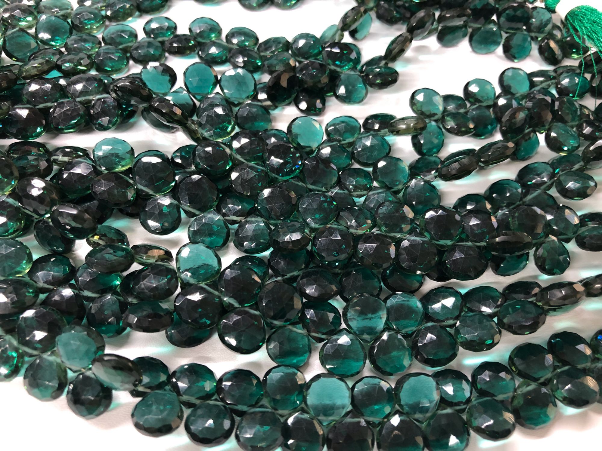 Forest Green Hydro Quartz HEART