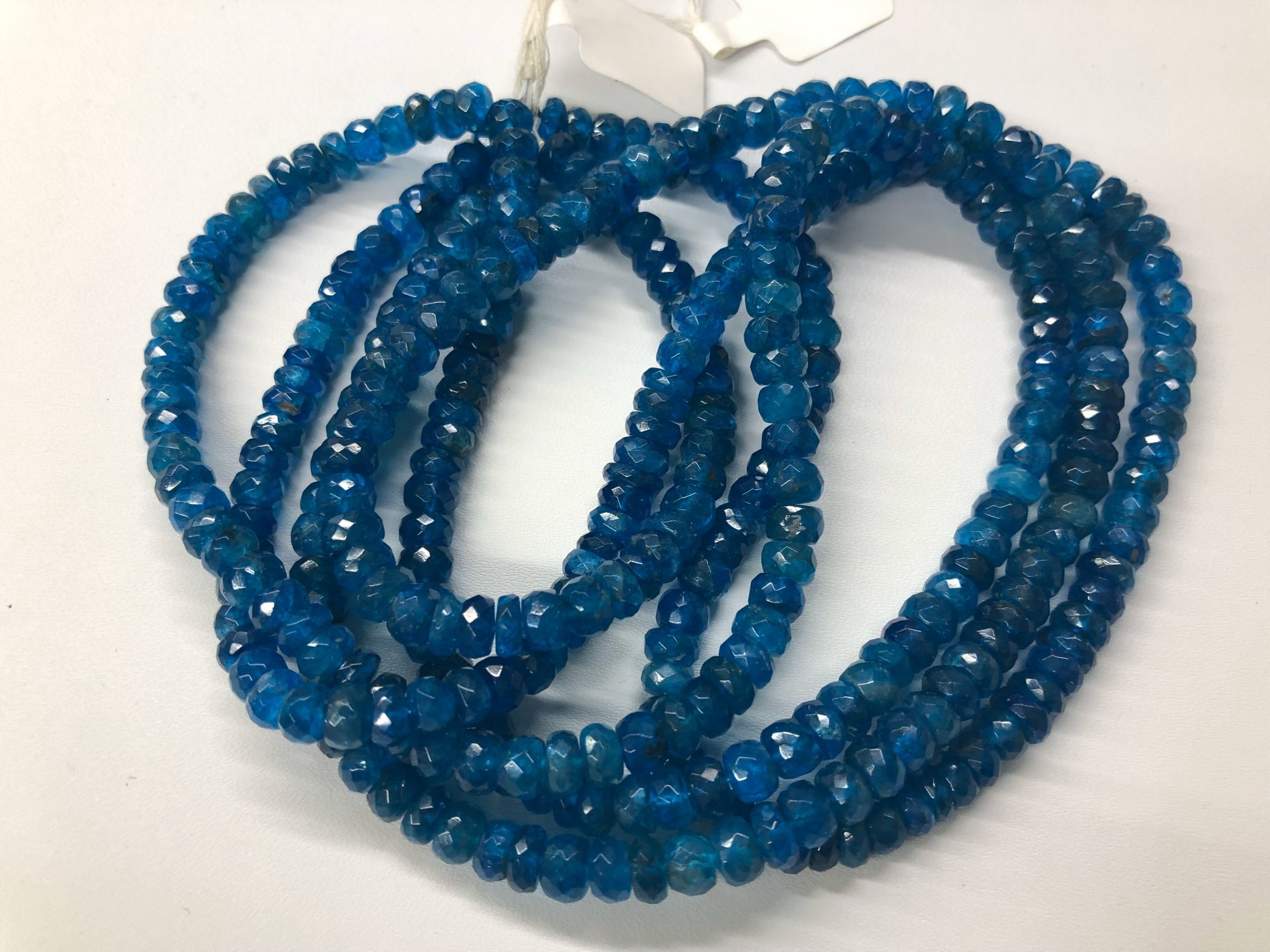 Apatite Rondelles Faceted