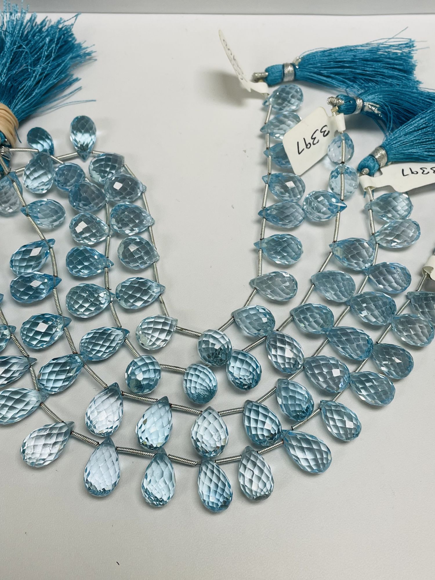 Sky Blue Topaz Drop Faceted