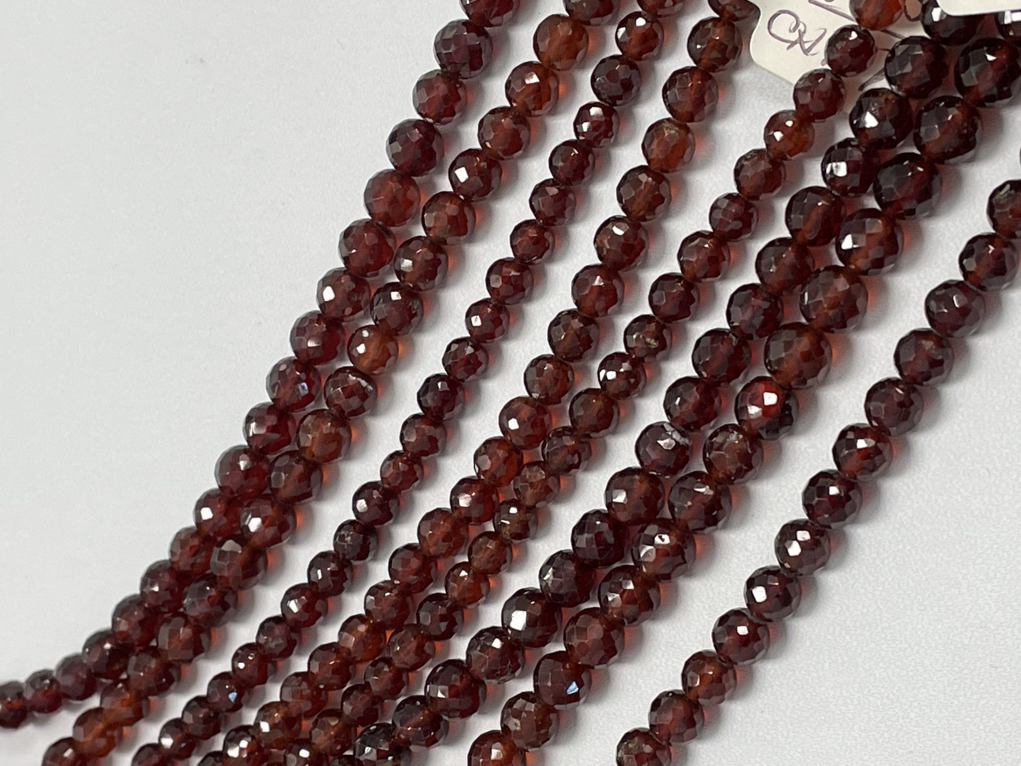Hessonite Garnet Round Faceted