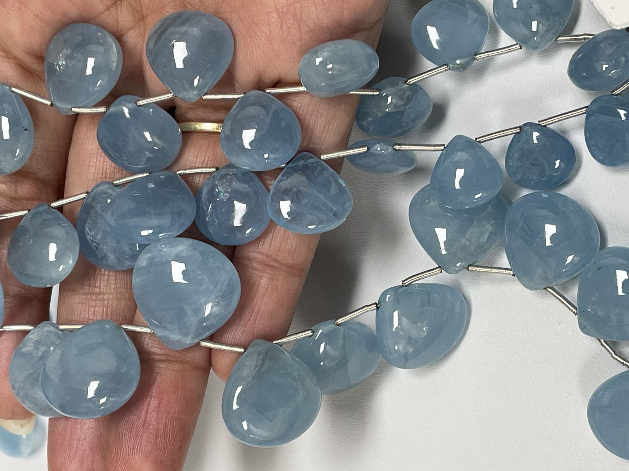 Aquamarine Heart Smooth