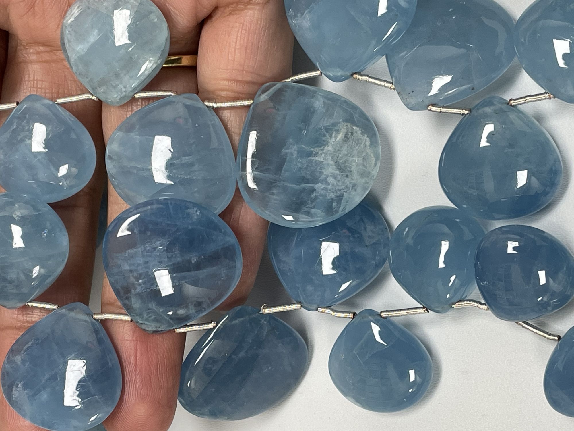 Aquamarine Heart Smooth