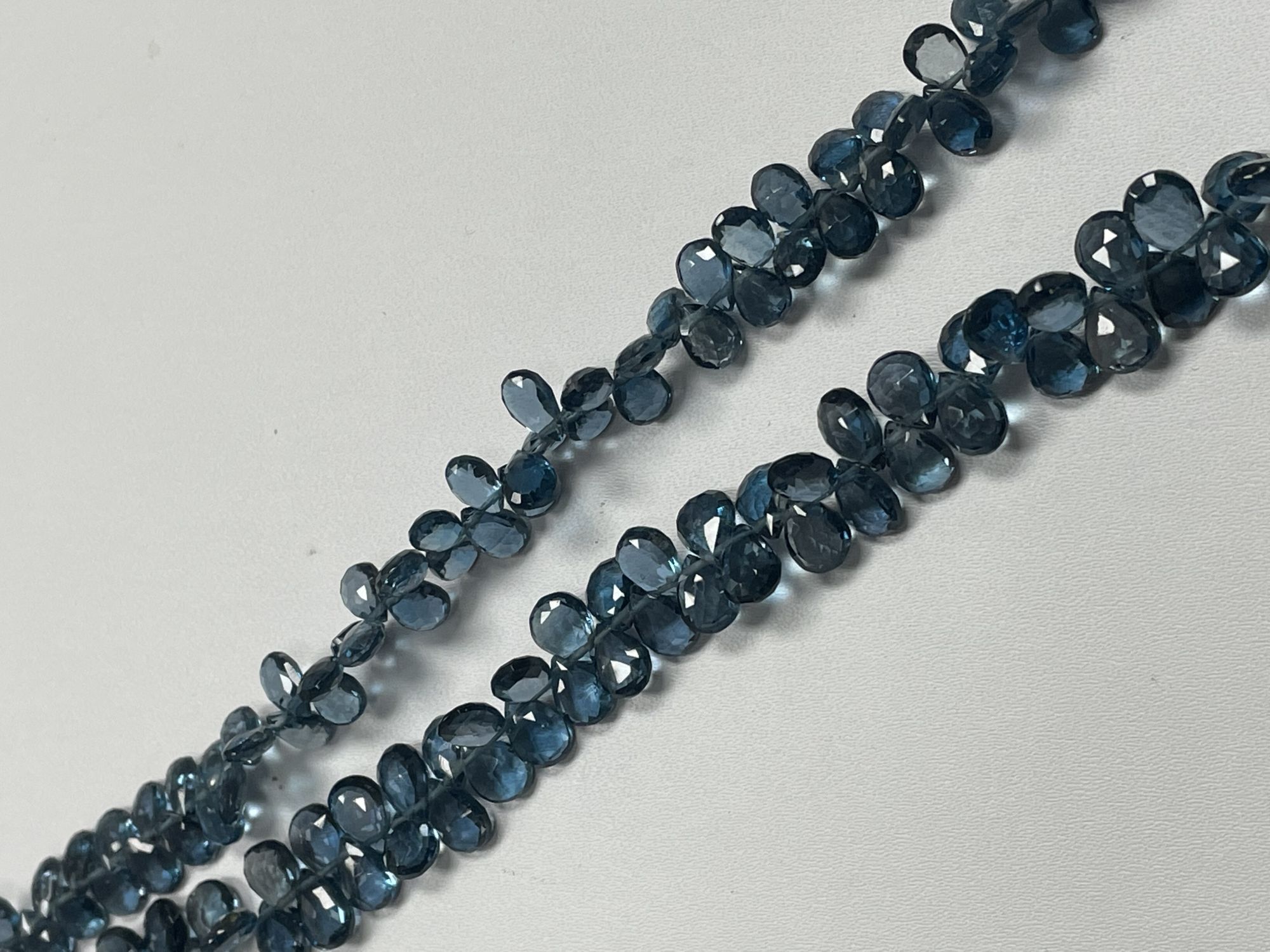 London Blue Topaz Pear Faceted