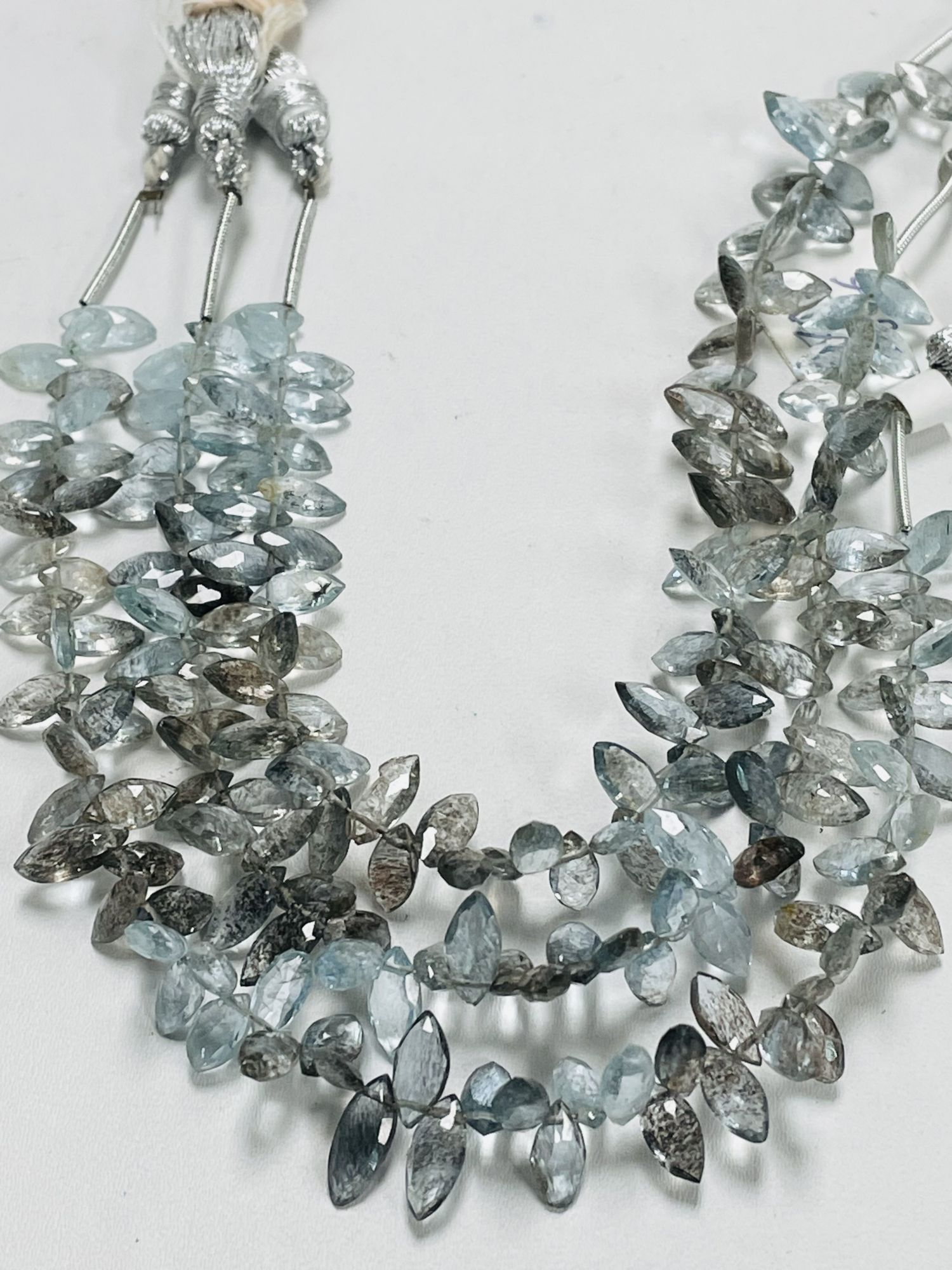 Copper Aquamarine Marquise Faceted