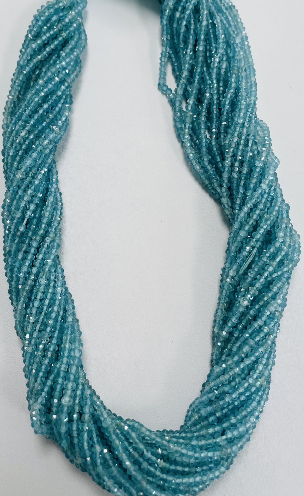 Apatite Rondelle Faceted