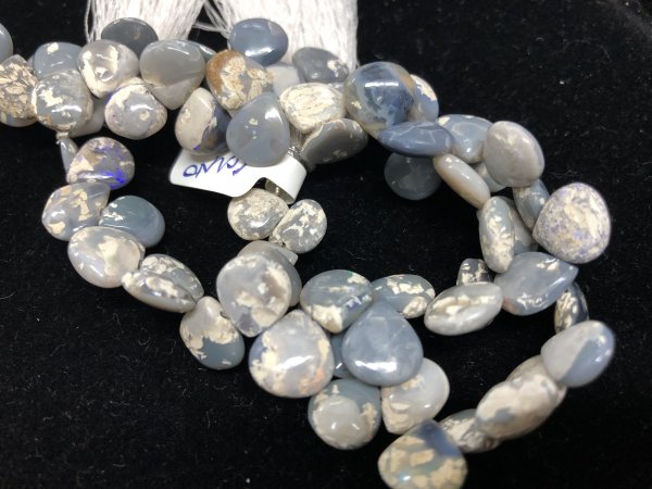 Lightning Ridge Australian Opal Hearts Smooth