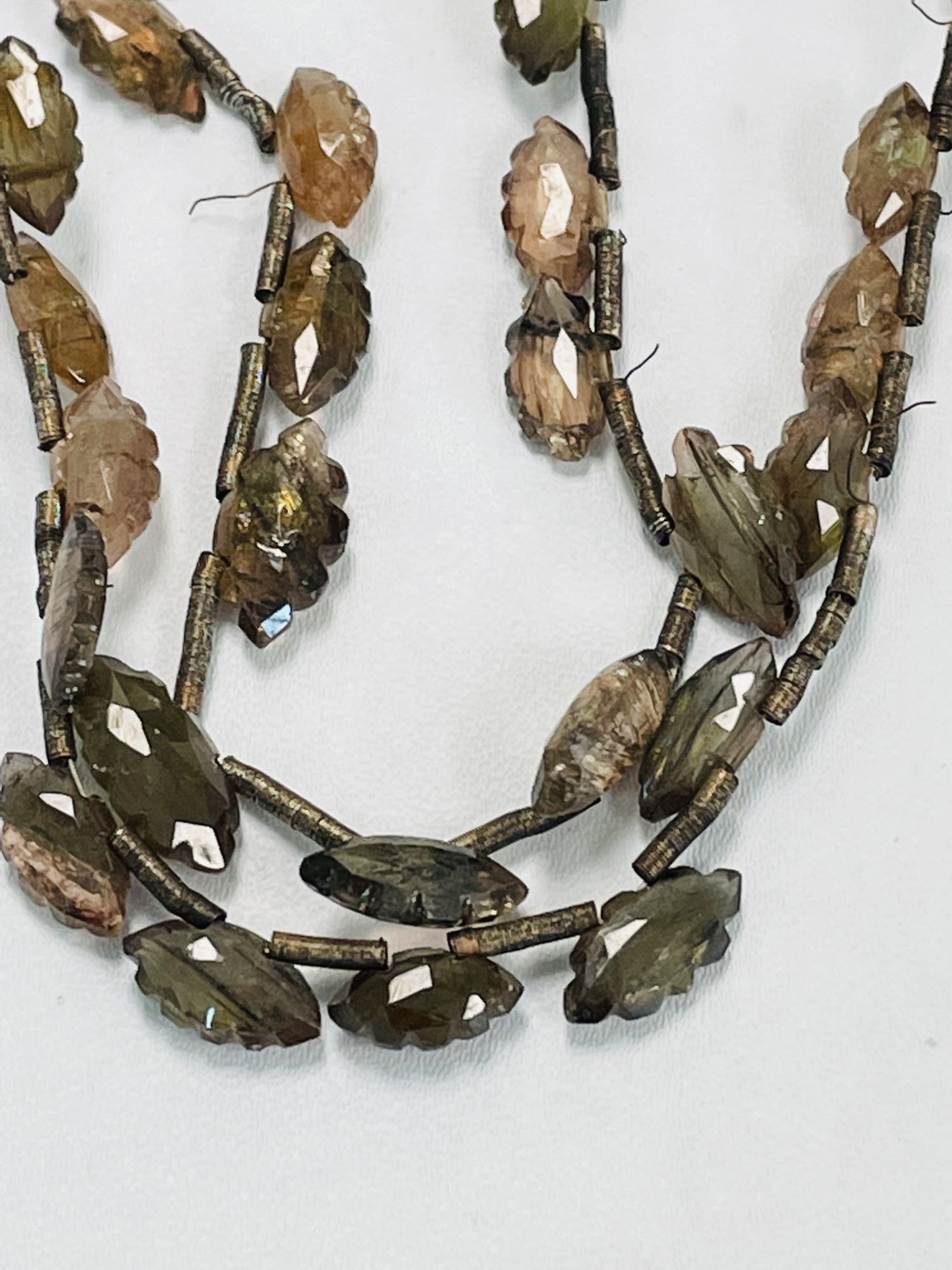 Andalusite Fan Cut Faceted