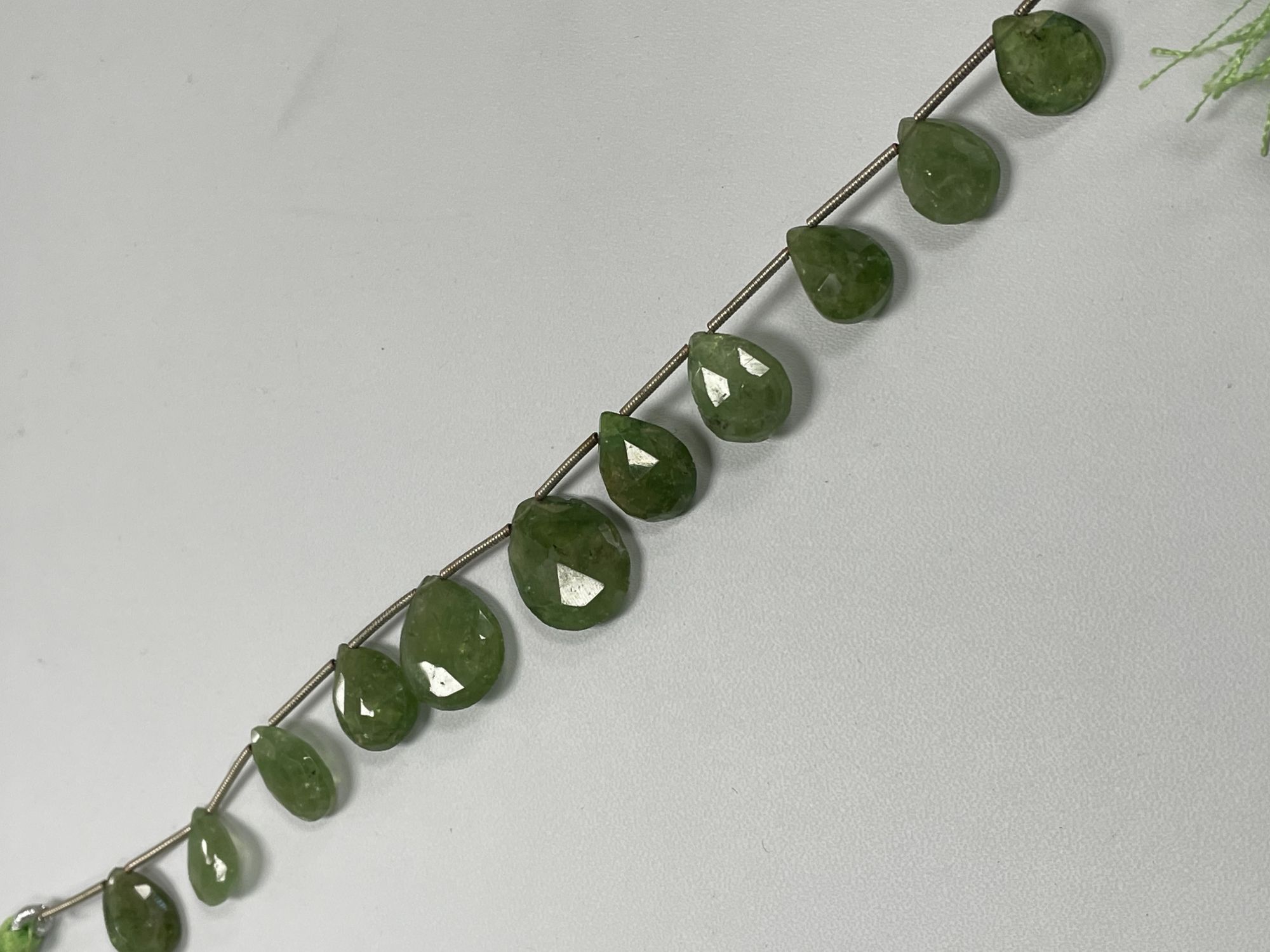 Grossular Garnet Pear Faceted