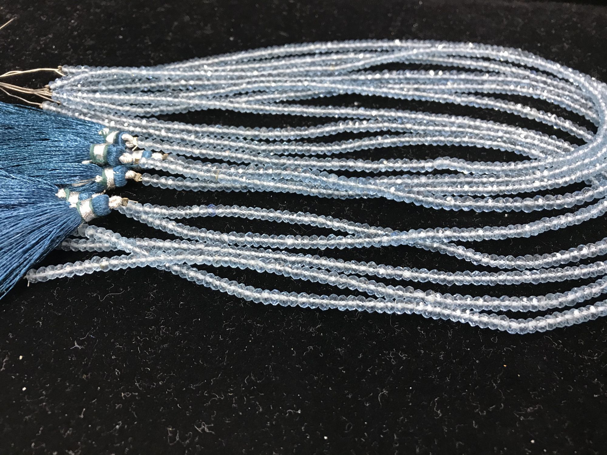 Hydro Quartz Rondelle Faceted