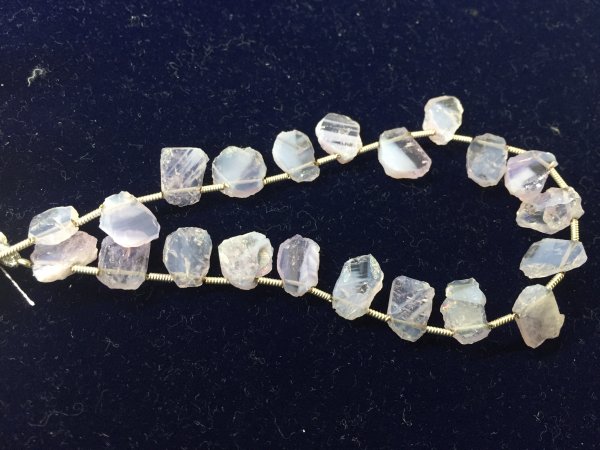 Scorolite Lavender Quartz Slices