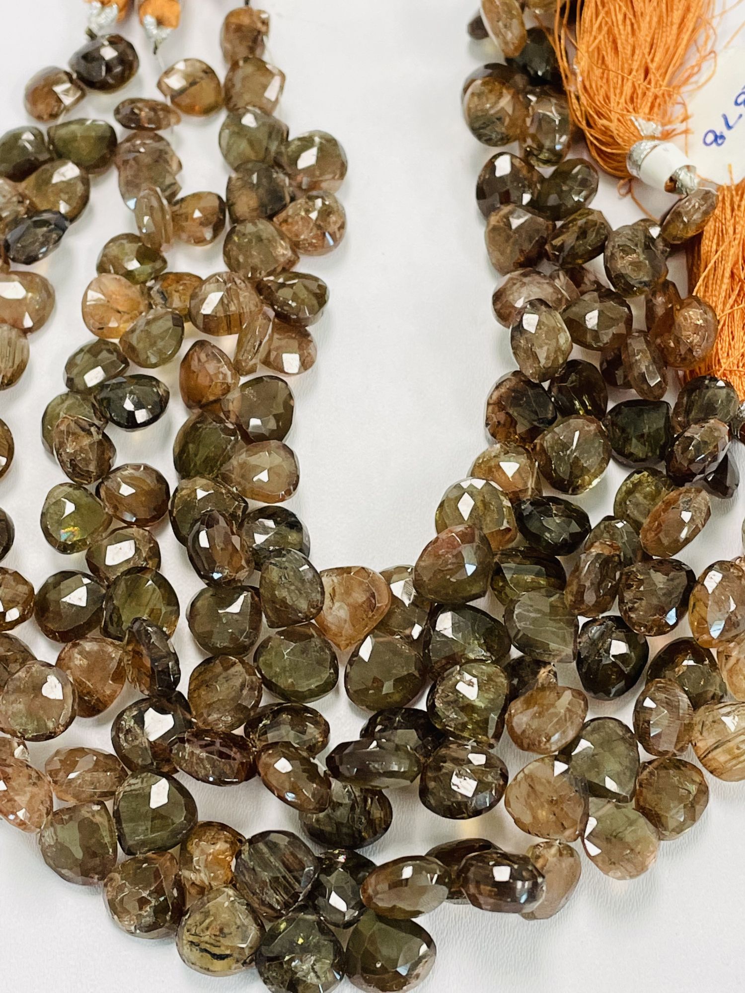 Andalusite Heart Faceted