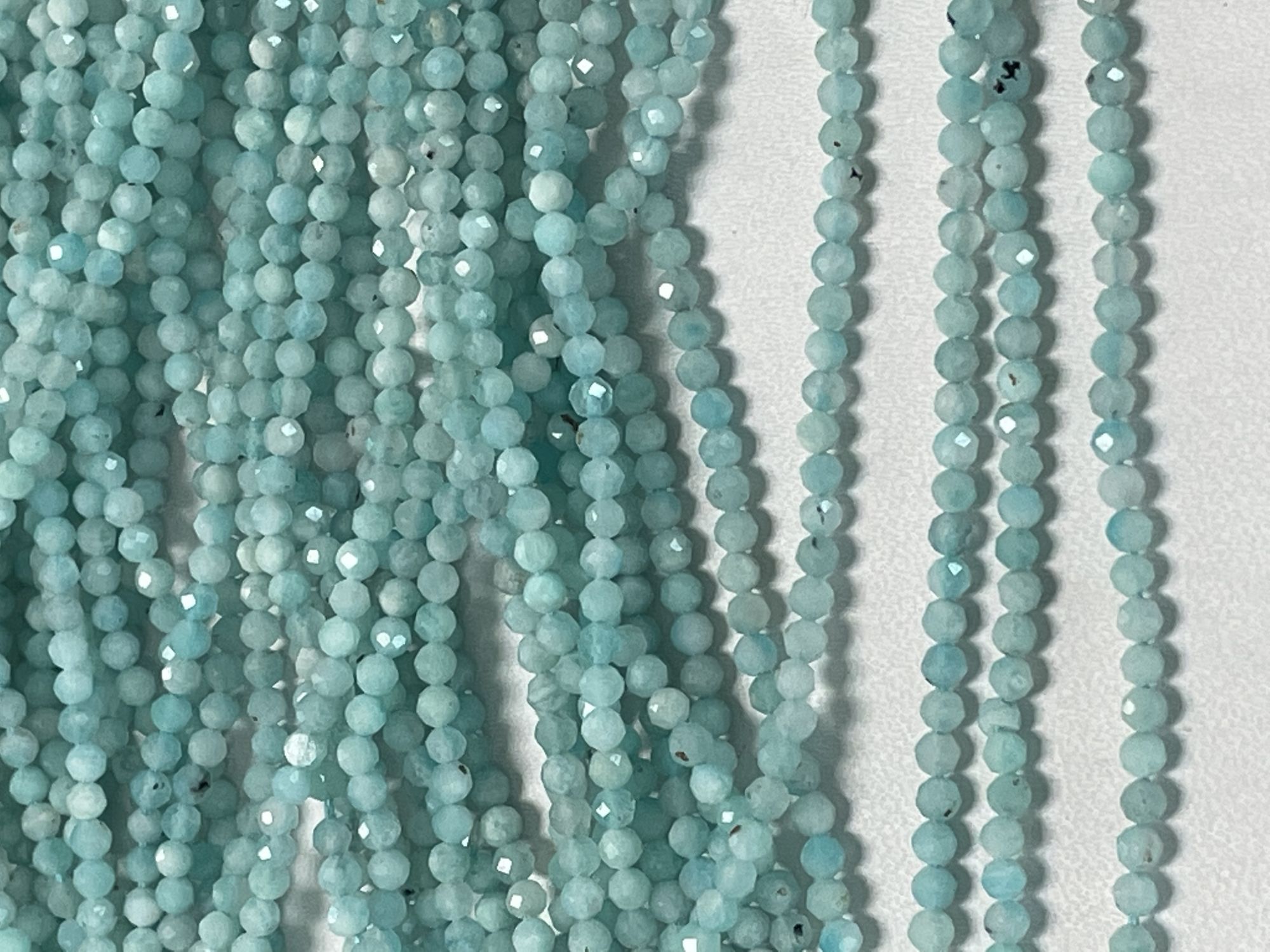 Amazonite Rondelle Faceted