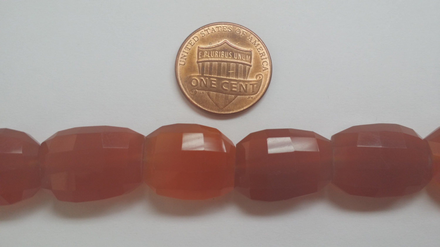 Carnelian Oval Step Cut Hydro Quartz