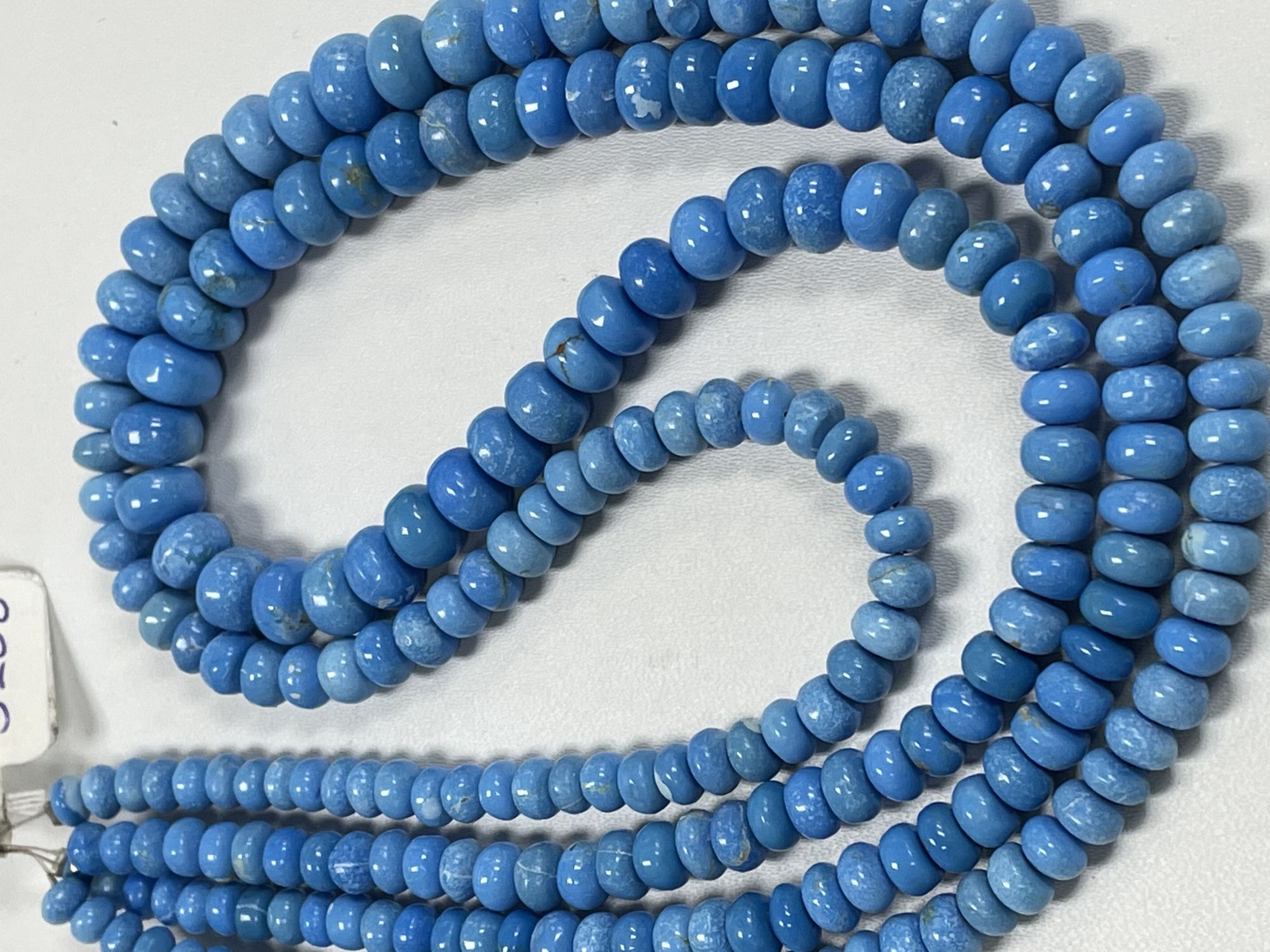 Ceruleite Rondellle Smooth