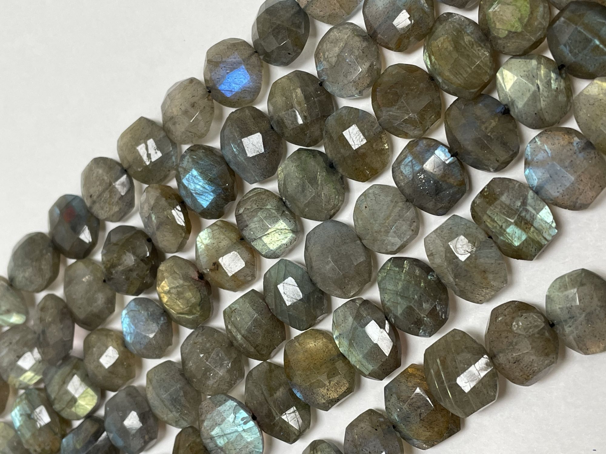 Labradorite Barrel Faceted