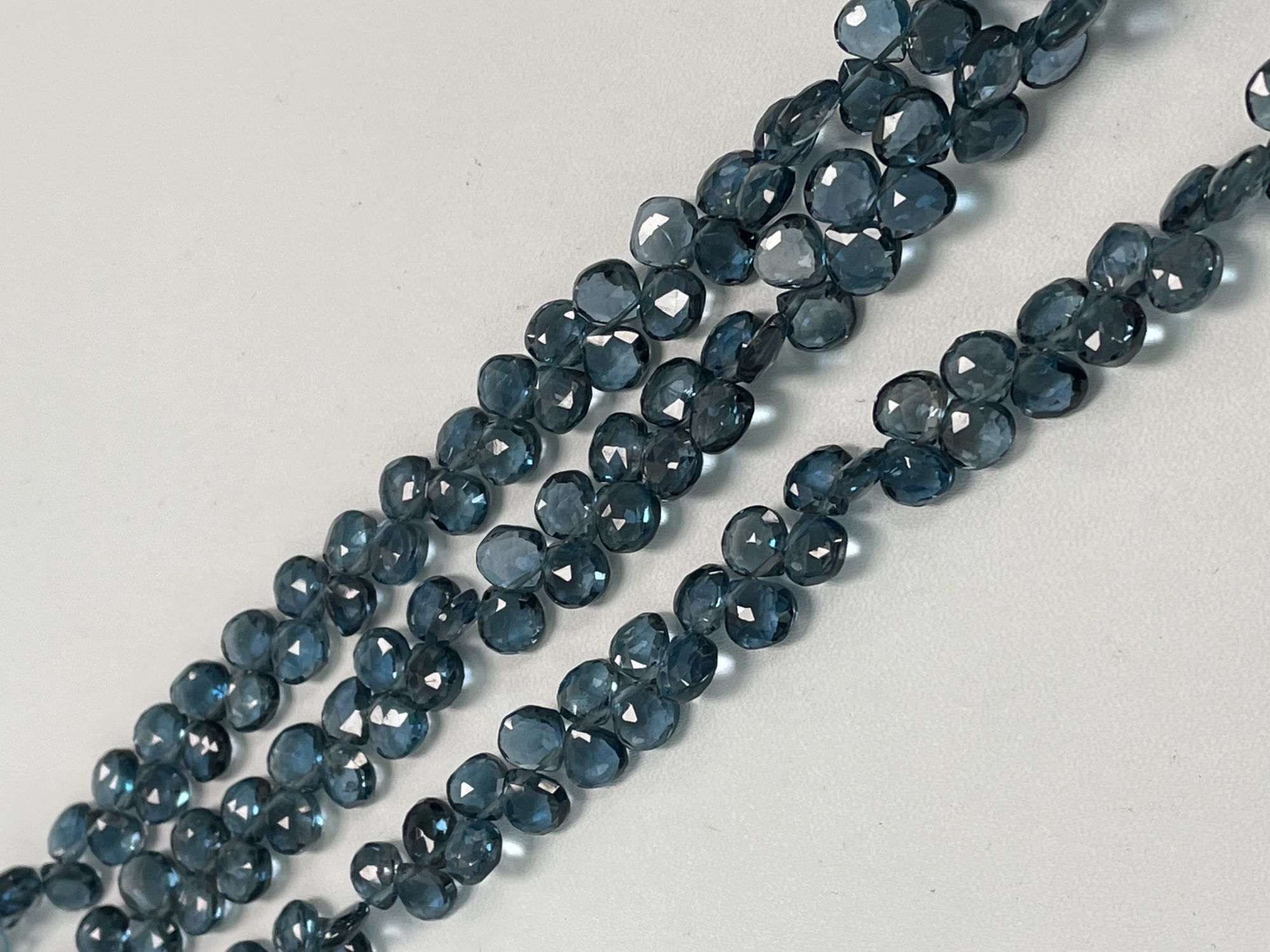 London Blue Topaz Heart Faceted