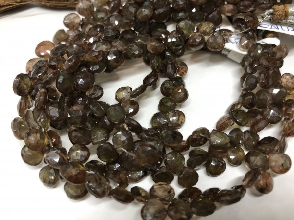 Andaulsite Hearts Faceted