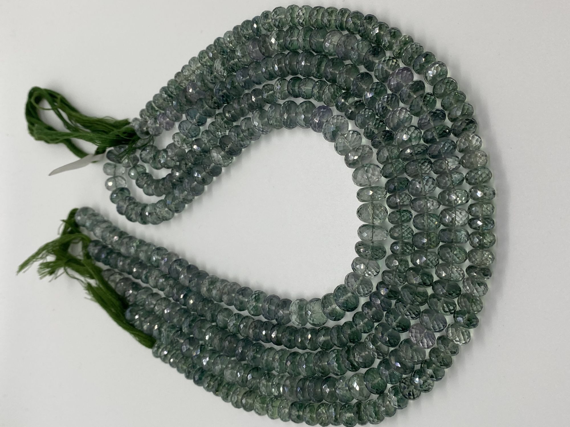 Green Mystic Quartz Rondelle
