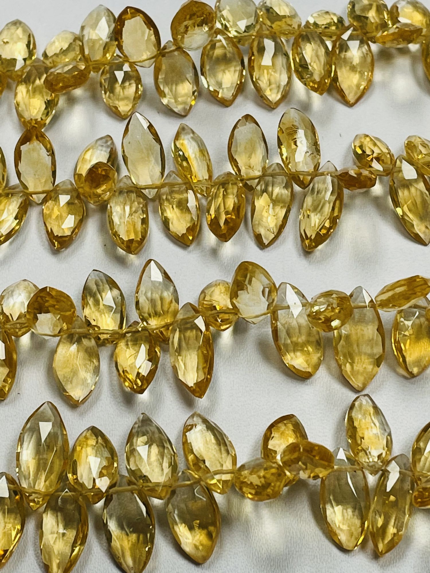 Citrine Marquise Faceted