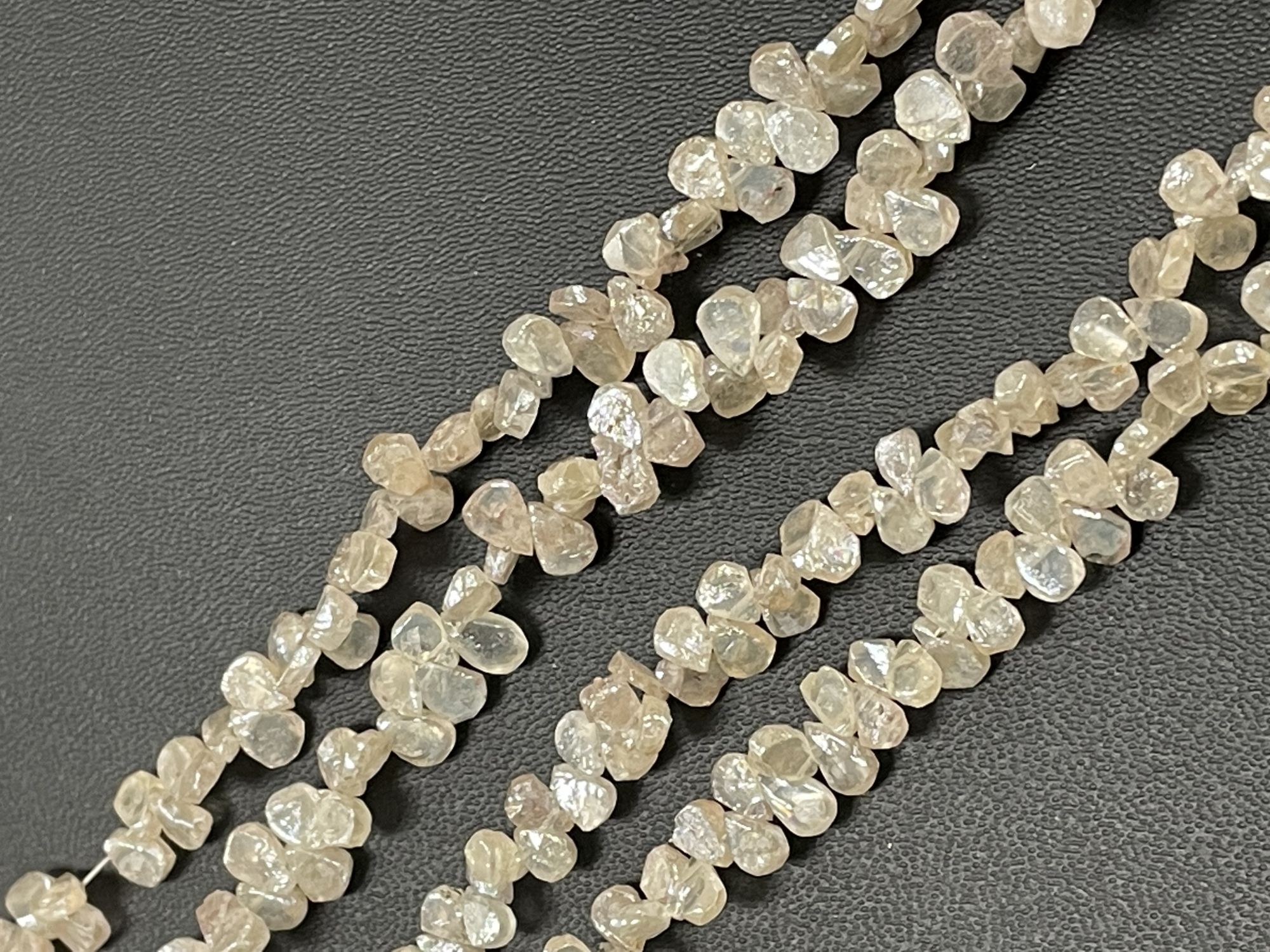 Zircon Pear Organic Cut Faceted