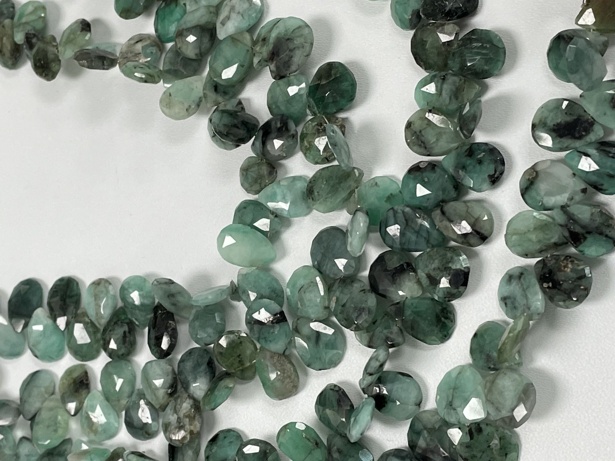 Brazilian Emerald Pear Faceted