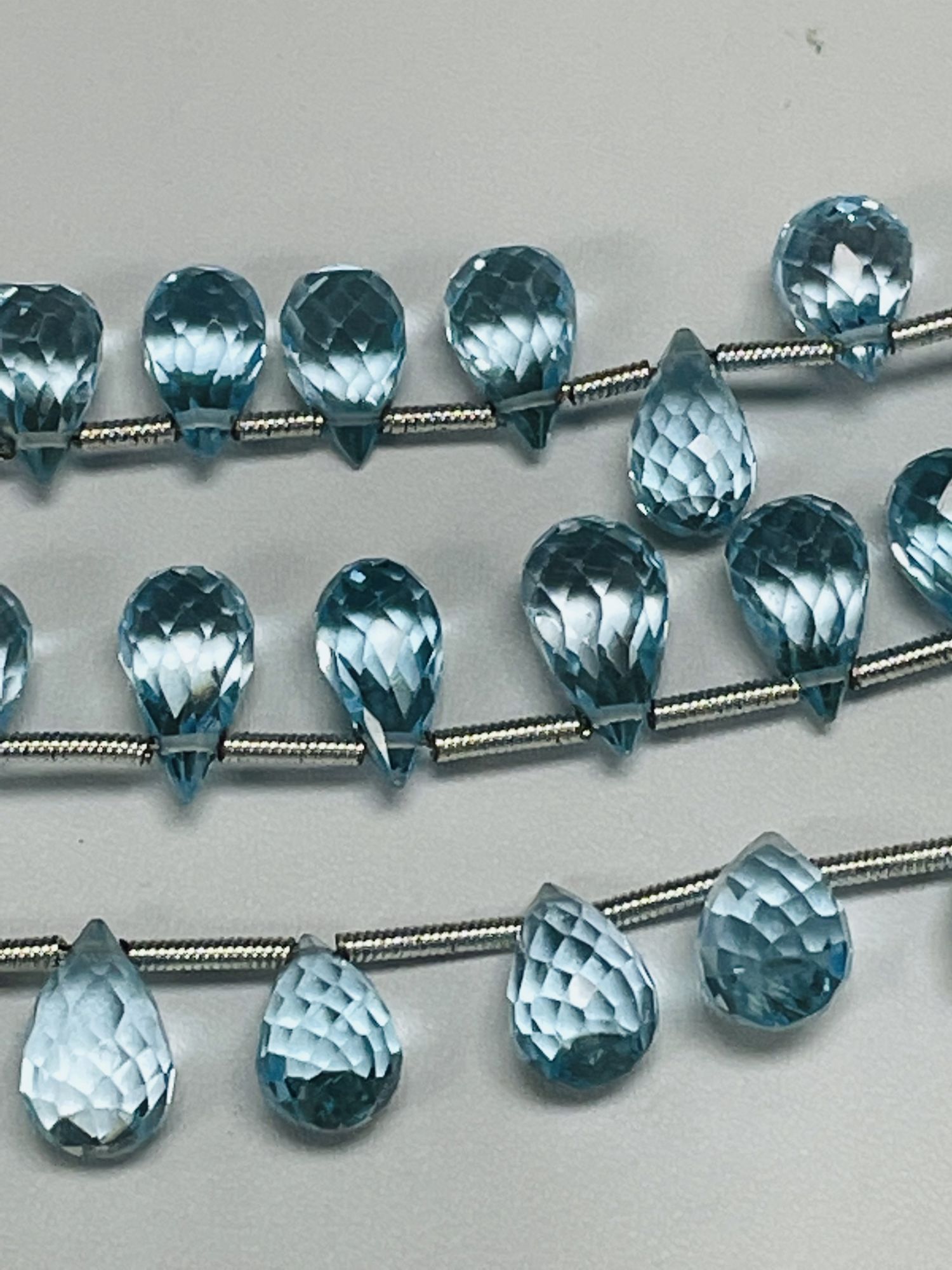 Sky Blue Topaz Drop Faceted