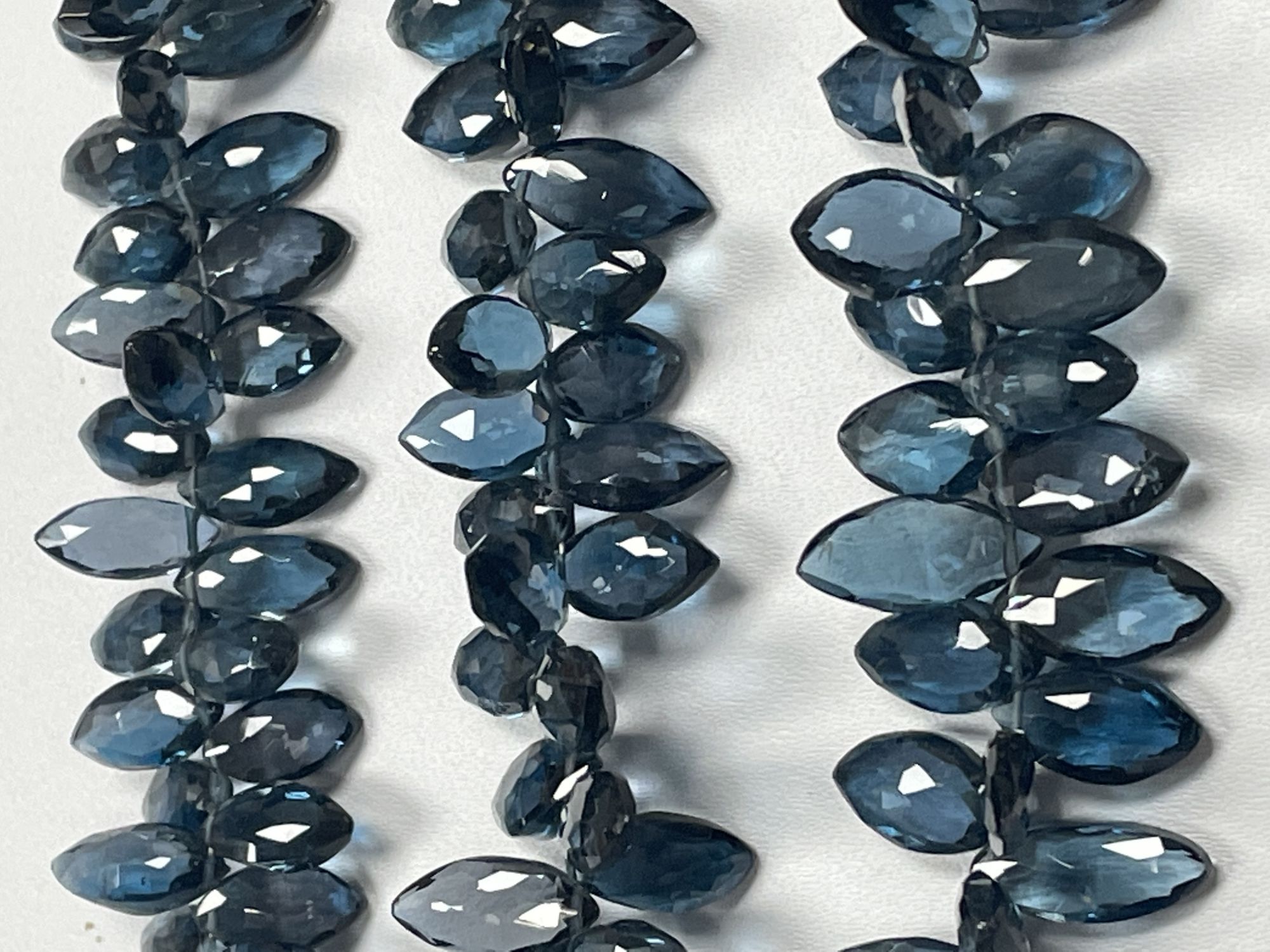 London Blue Topaz Marquise Faceted