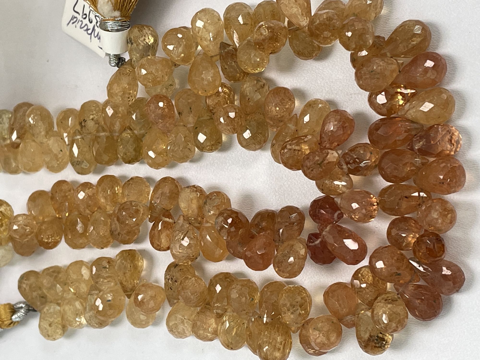 Imperial Topaz Drop Faceted