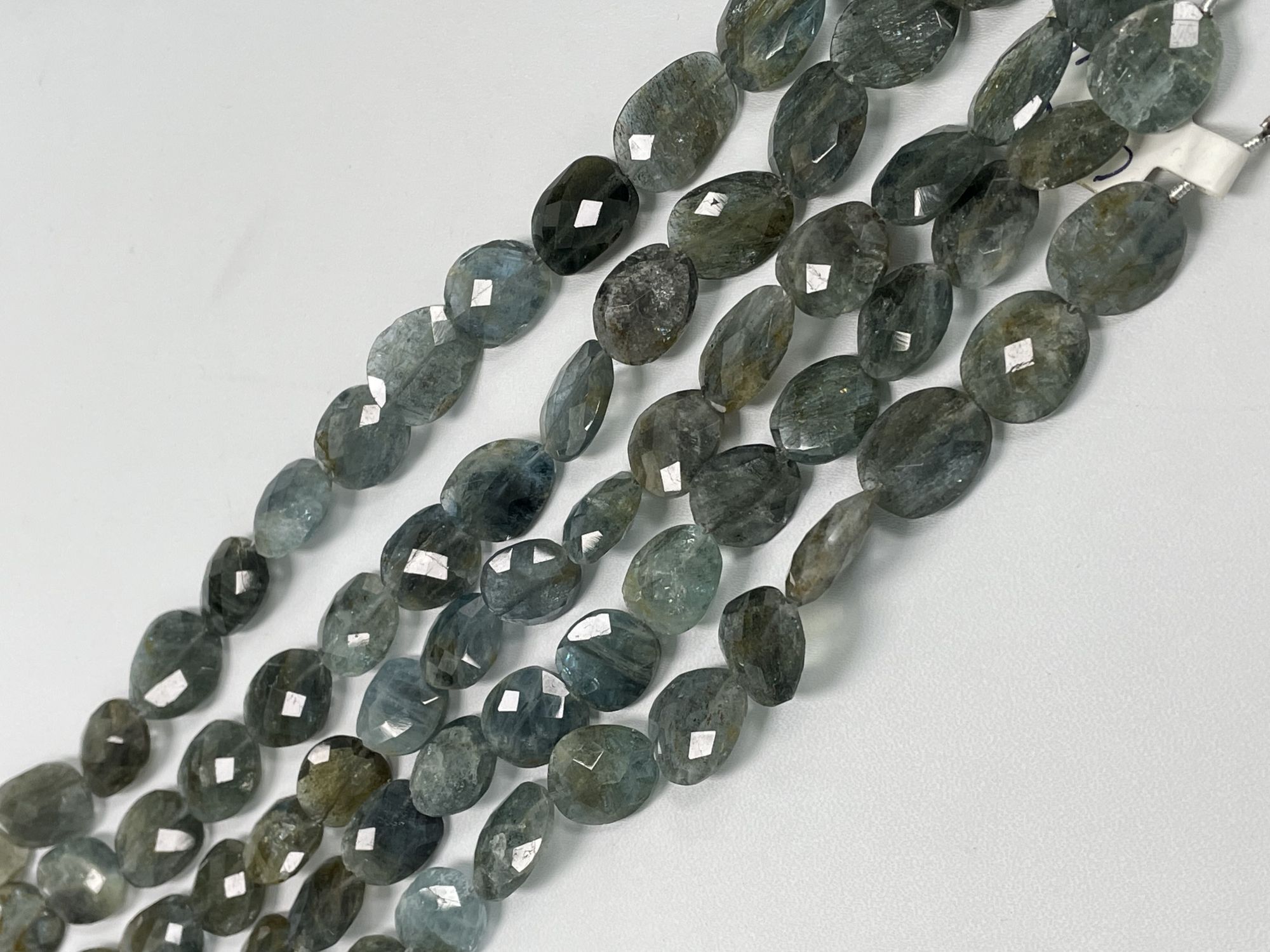 Moss Aquamarine Nugget Faceted