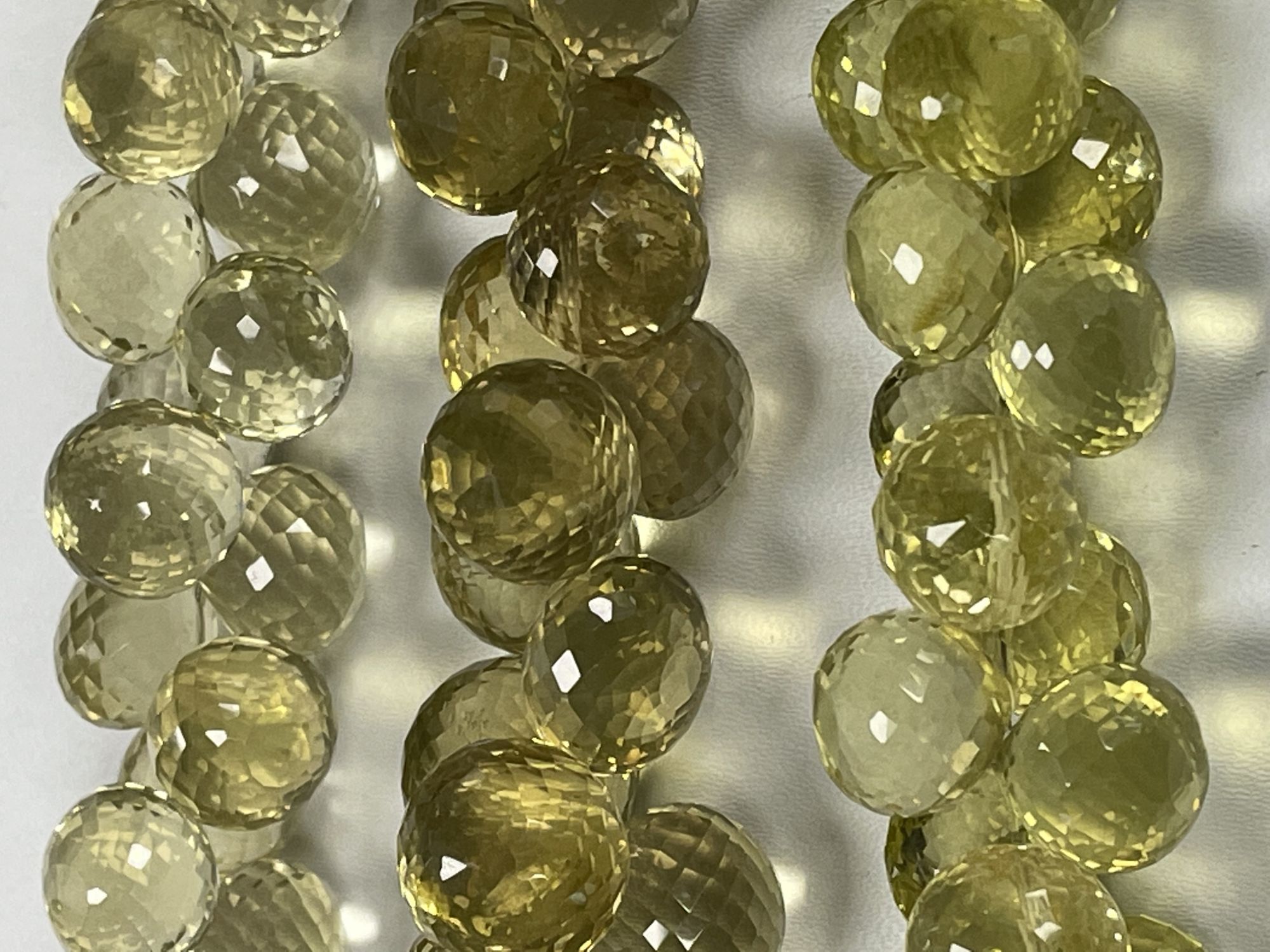 Lemon Quartz Onion Faceted