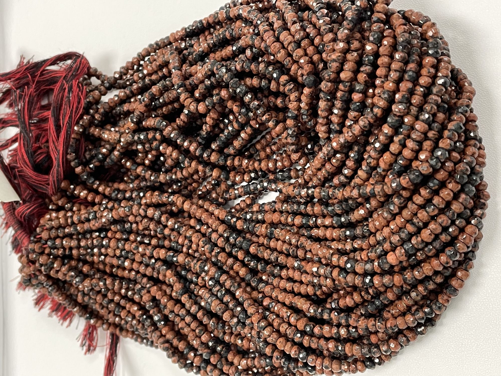 Jasper Rondelle Faceted