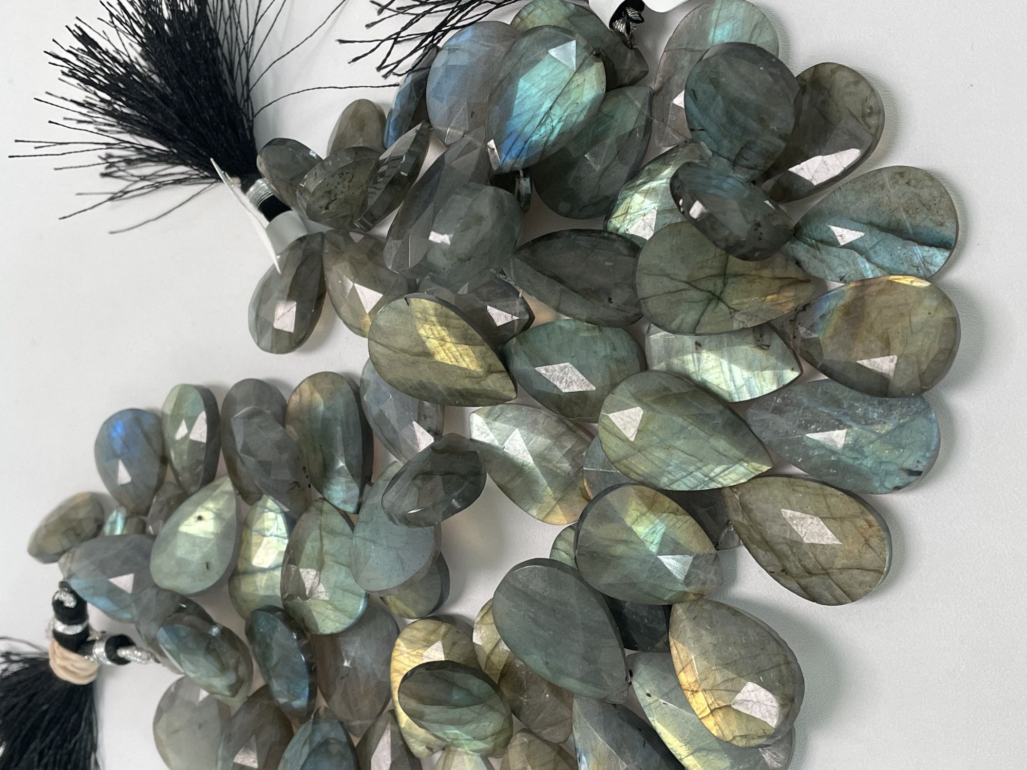 Labradorite Pear Faceted