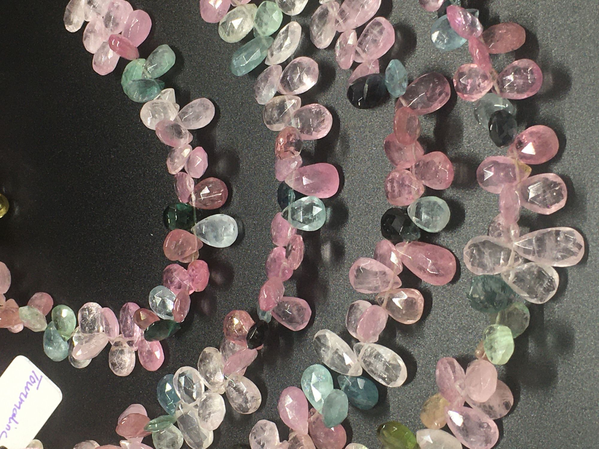 Tourmaline Pears Faceted