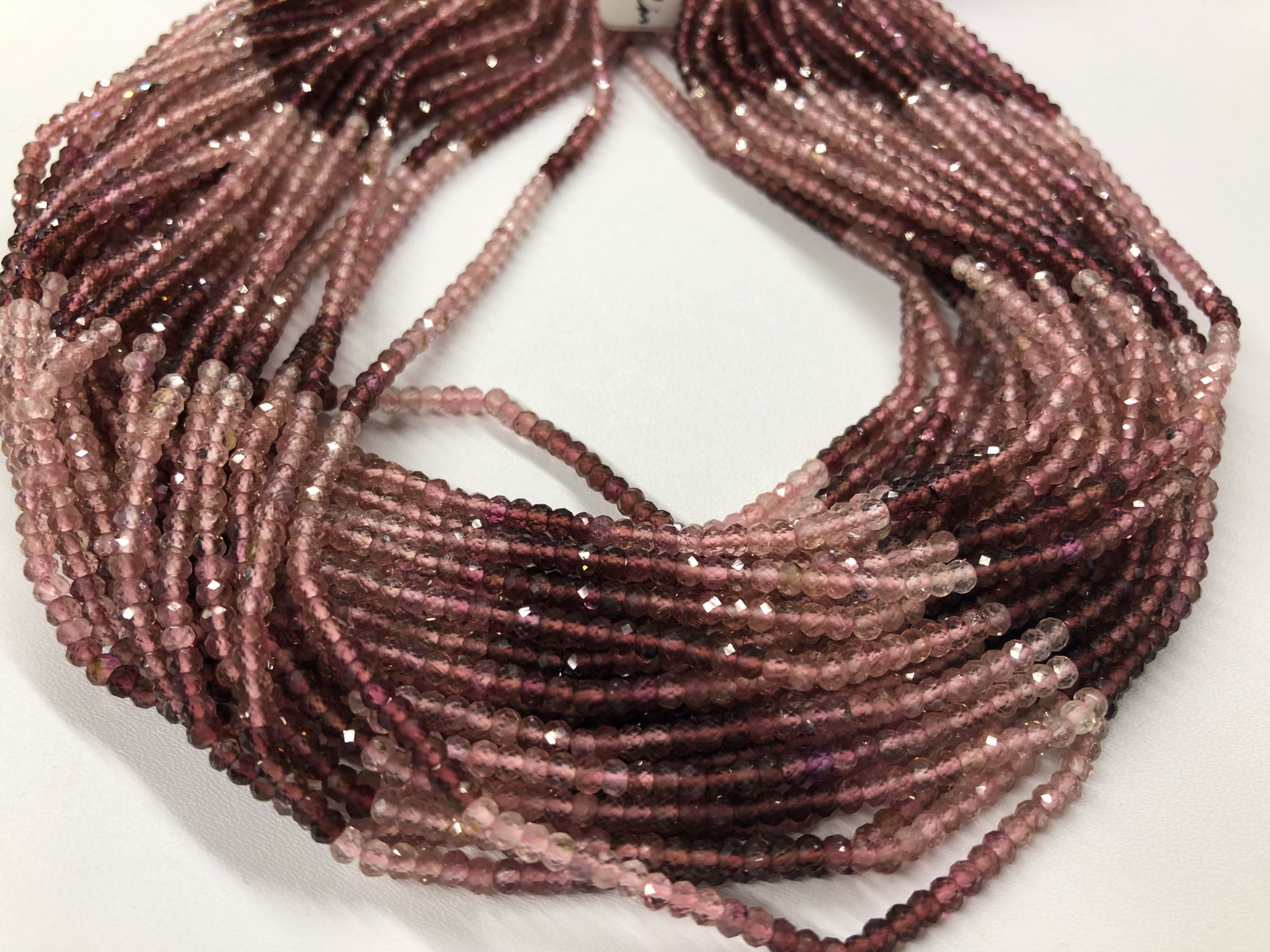 Natural Tourmaline Rondelles Faceted