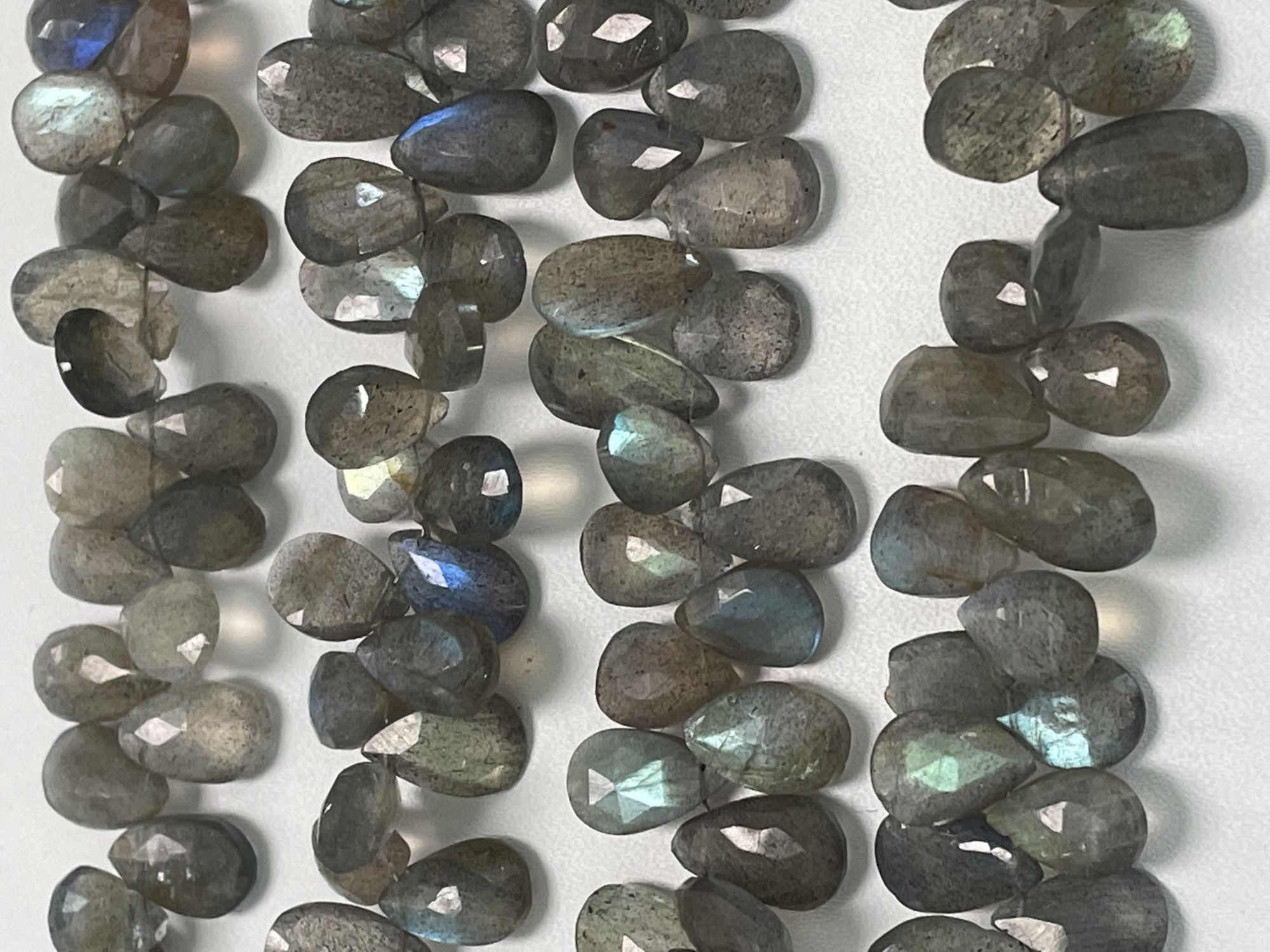 Labradorite Pear Faceted