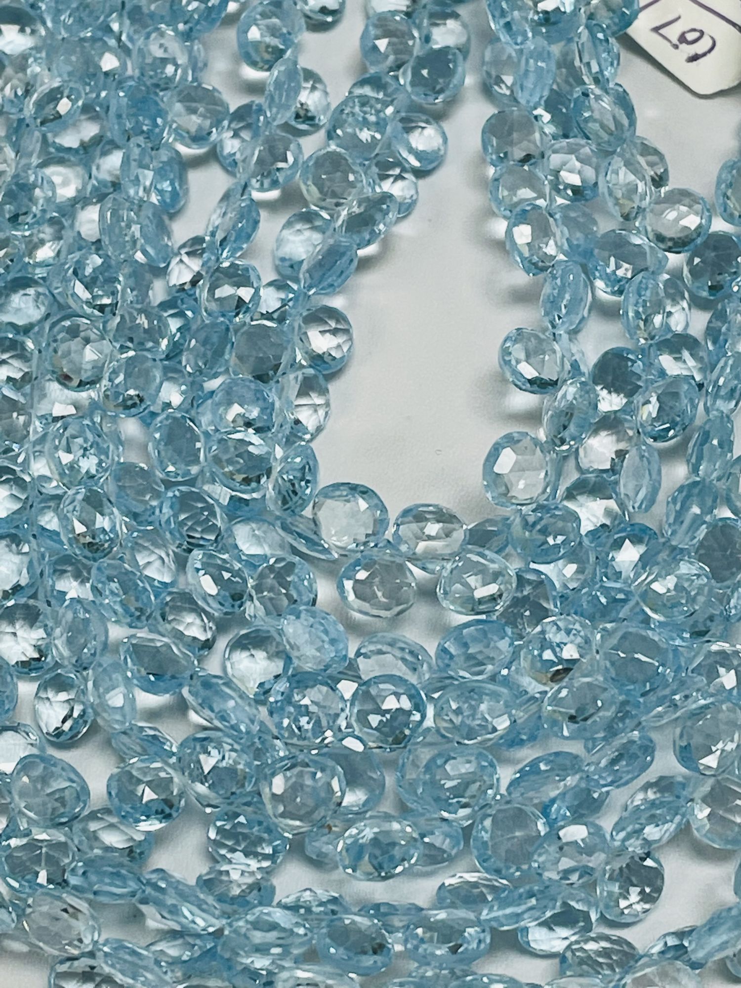 Sky Blue Topaz Hearts