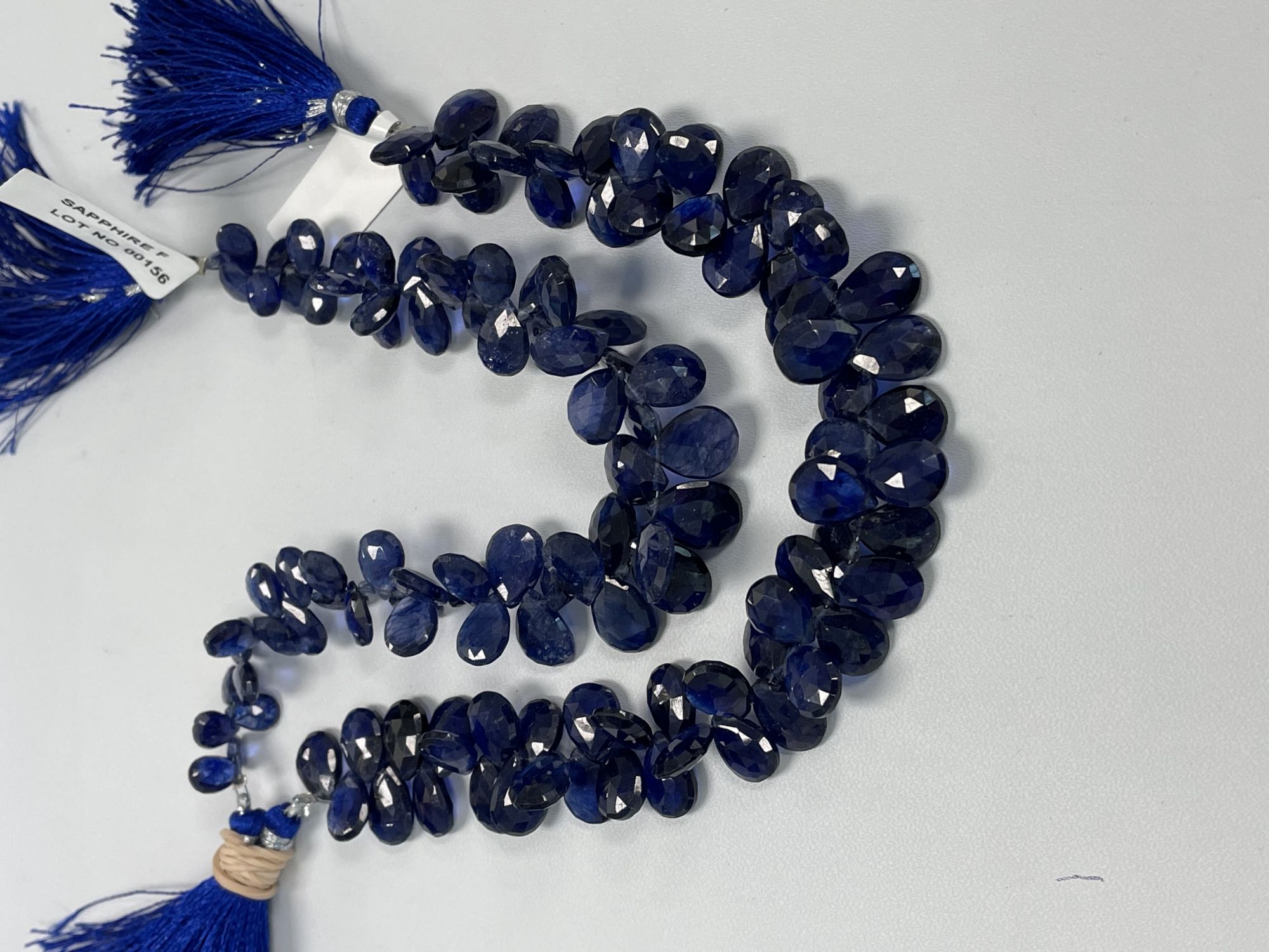 Blue Sapphire Pear Faceted