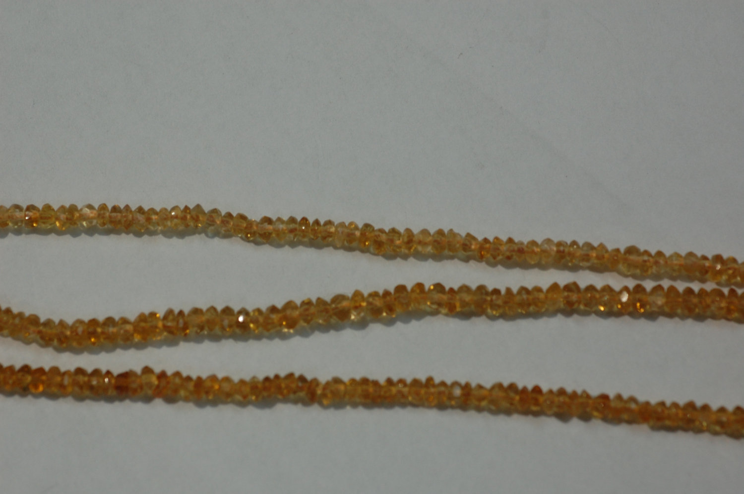 Citrine Rondelle Faceted