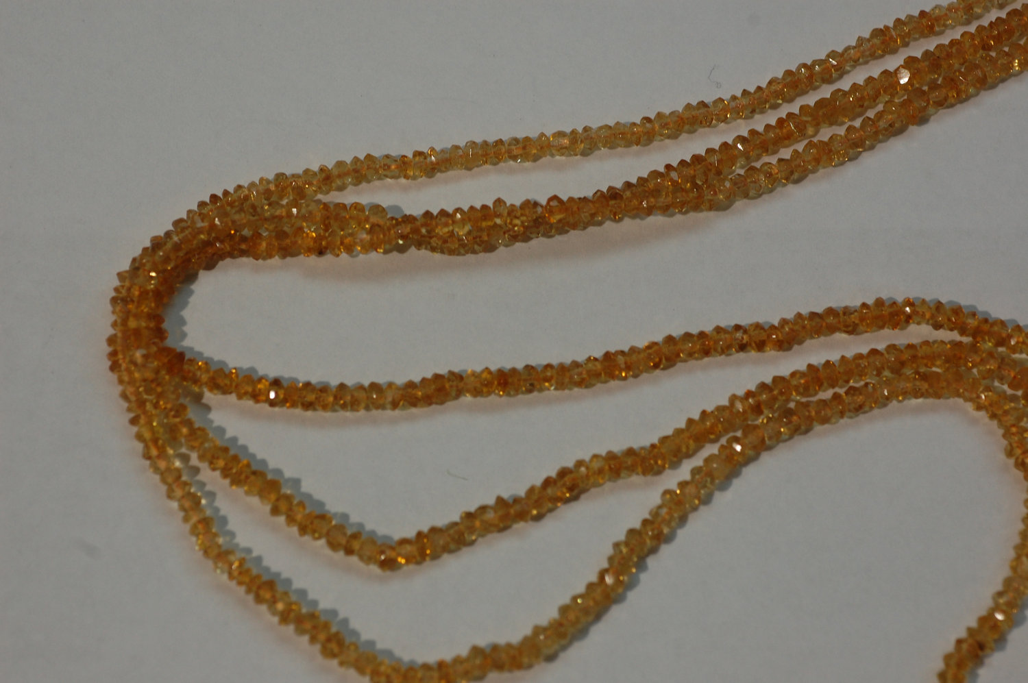 Citrine Rondelle Faceted